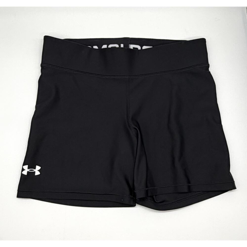 Under Armour Volleyball Shorts Womens Black Spandex HeatGear Athletic XS